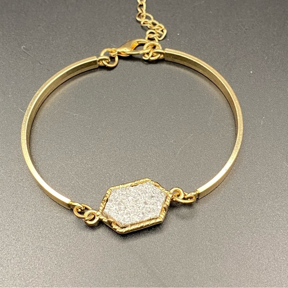 Handmade crystal resin Druzy bracelet